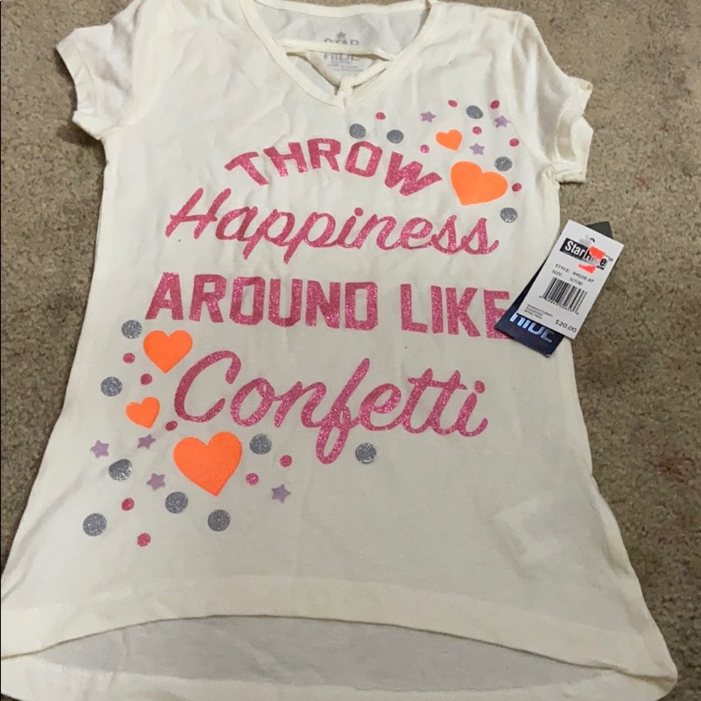 Little girls size 7-8 tshirt brand new with tags